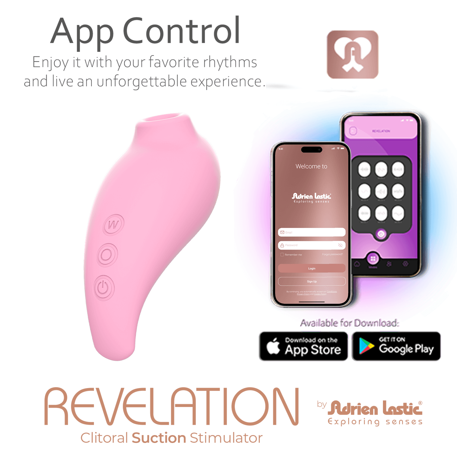 Adrien Lastic - Succhia Clitoride Revelation + APP - Rosa
