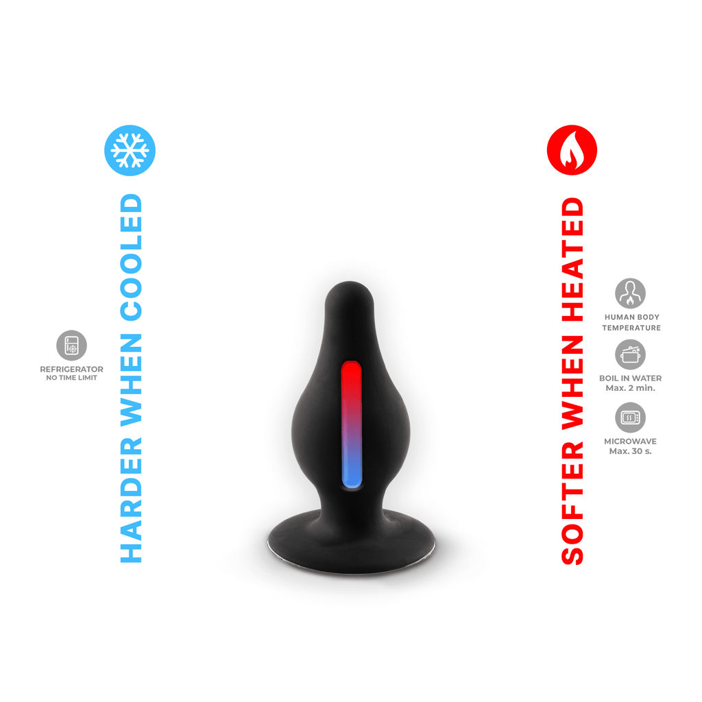 Silexd - Premium Silicone Plug Taglia XS - Nero