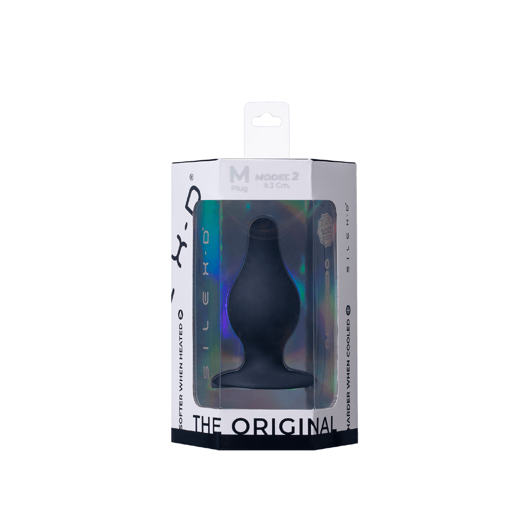 Silexd - Premium Silicone Plug Taglia M - Nero
