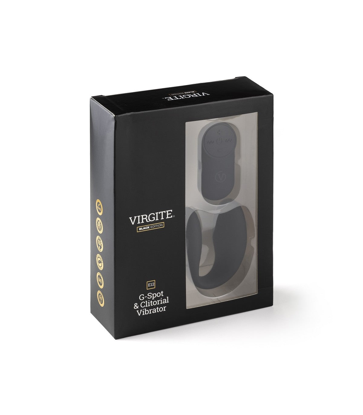 VIBRATORE PUNTO G E CLITORIDEO E12 EDIZIONE NERA