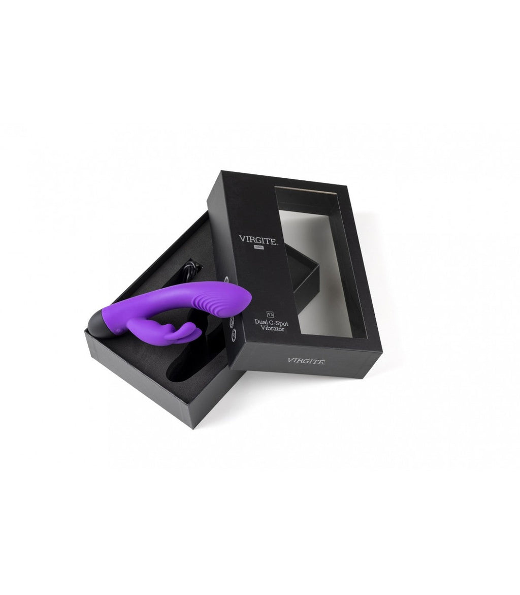 RECHARGEABLE VIBRATOR V6 PURPLE