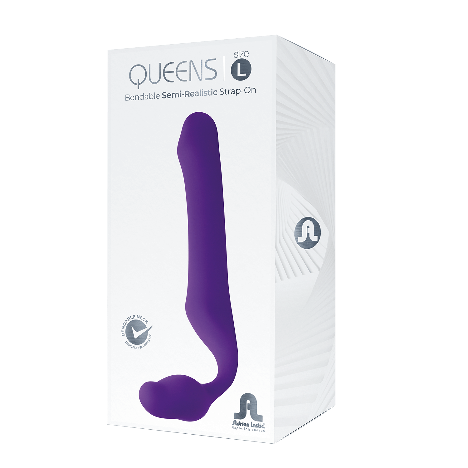 Adrien Lastic - Strap-On Strapless Queens Taglia L - Viola