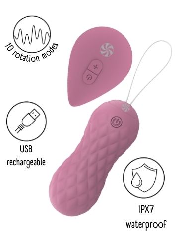 Lola Games - Rotating Vibrating Egg Dea - Pink
