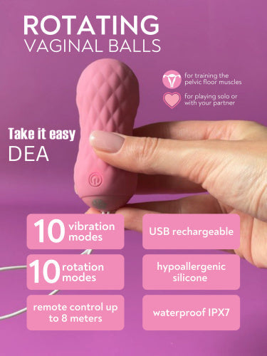 Lola Games - Rotating Vibrating Egg Dea - Pink