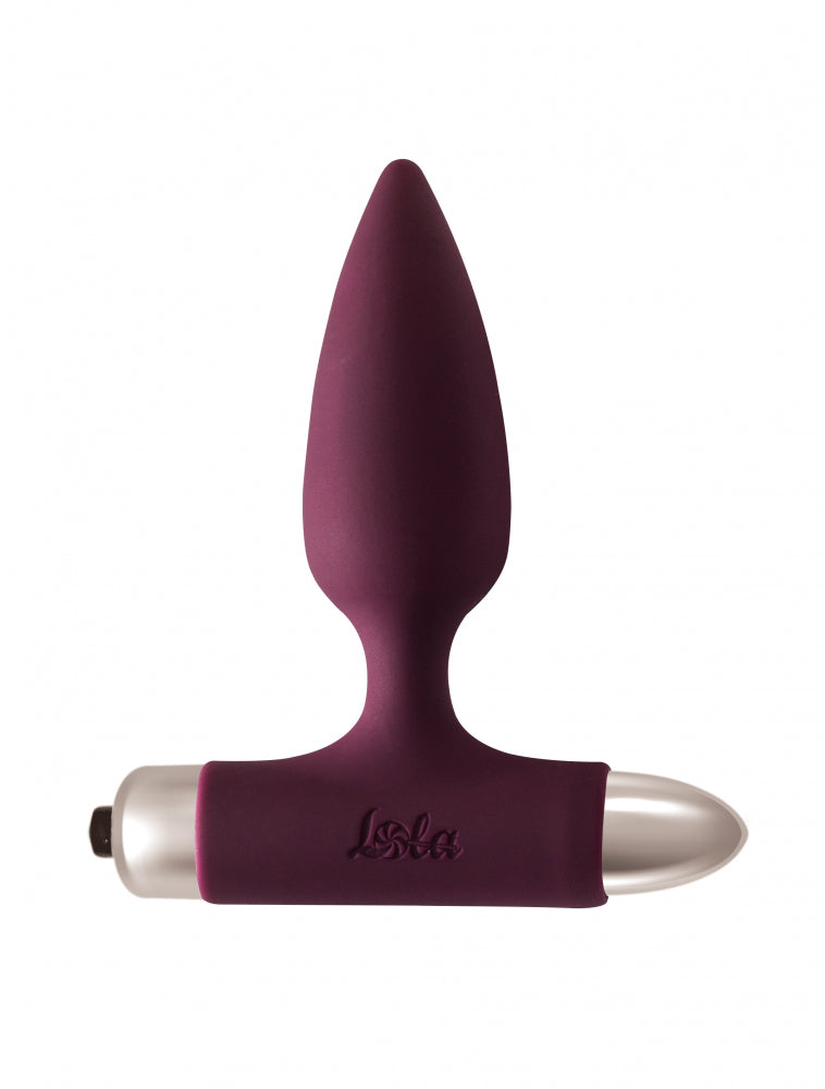 Lola Games - Vibrating Anal Plug with Metal Bead Glory - Red