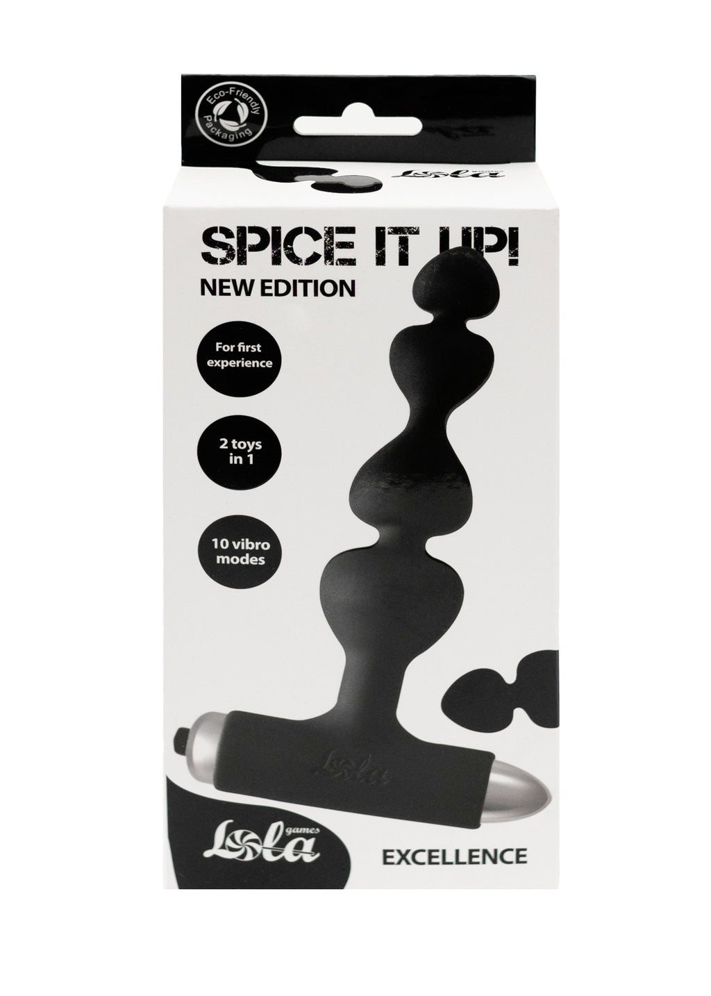 Lola Games - Vibrating Butt Plug Excellence - Black