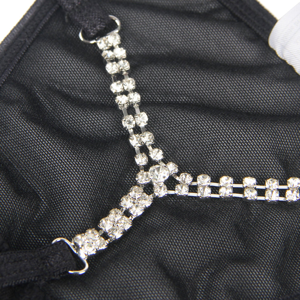 Oh Yeah - Jewel Thong - Black