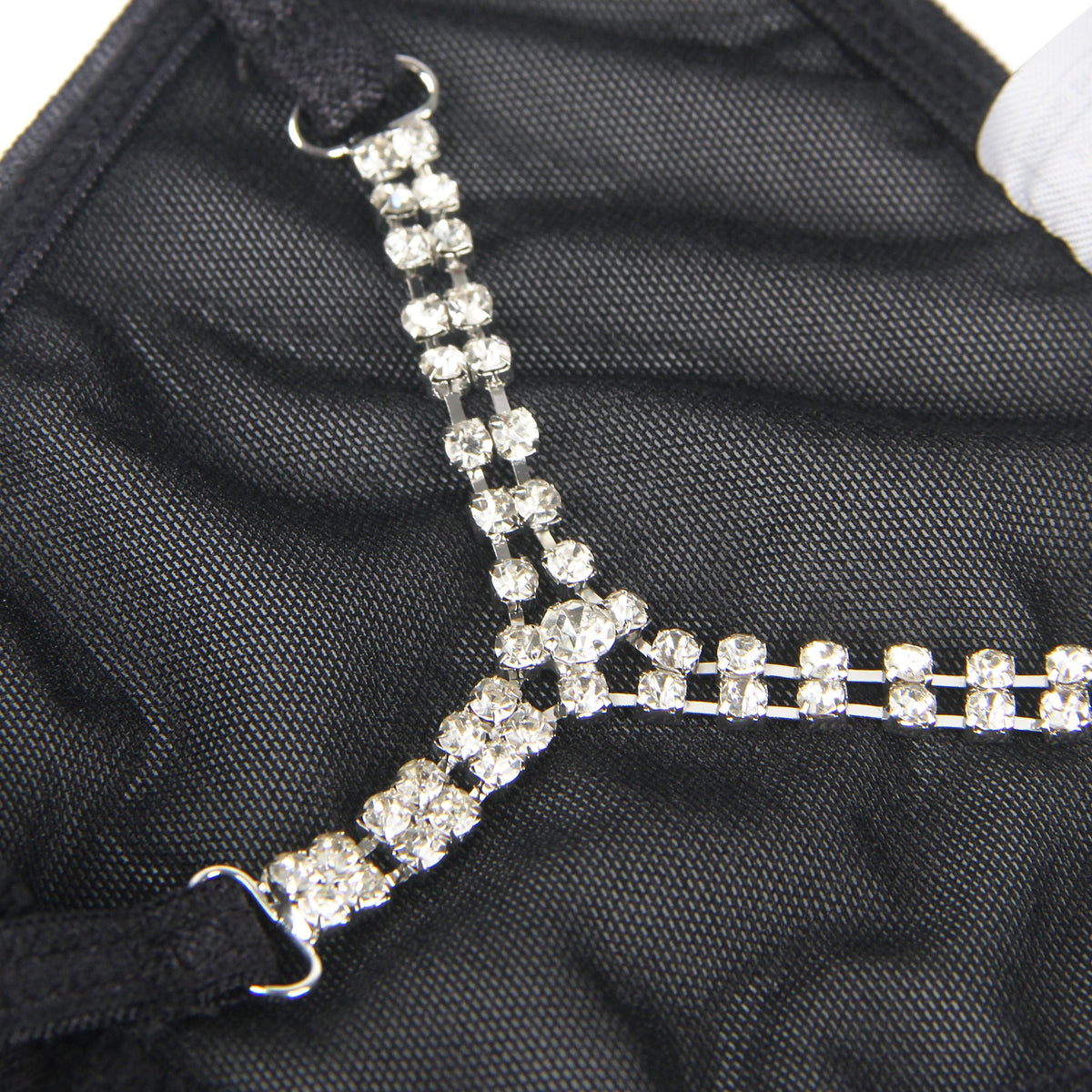 Oh Yeah - Jewel Thong - Black