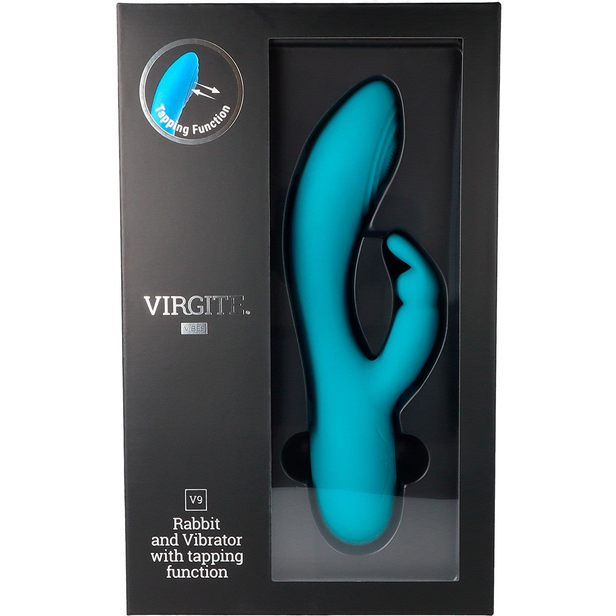BLUE RECHARGEABLE PULSATING VIBRATOR V9