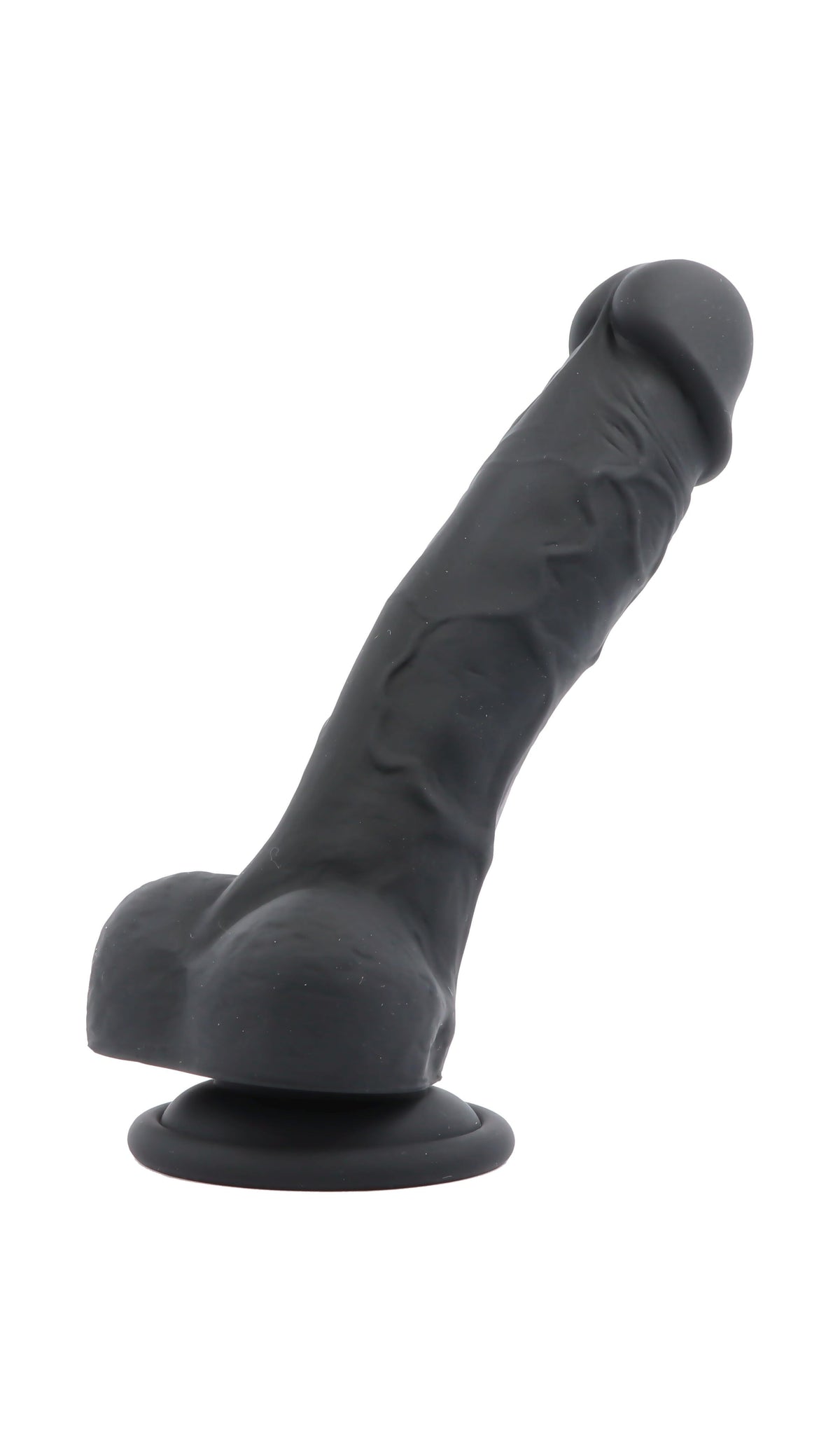 DOUBLE LAYER REALISTIC 18.5CM WITH BALLS R33 BLACK