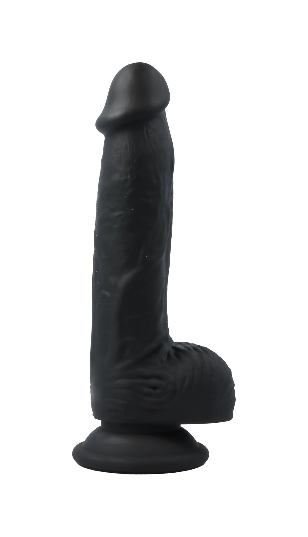 DOUBLE-LAYER REALISTIC WITH BALLS 20CM R28 BLACK