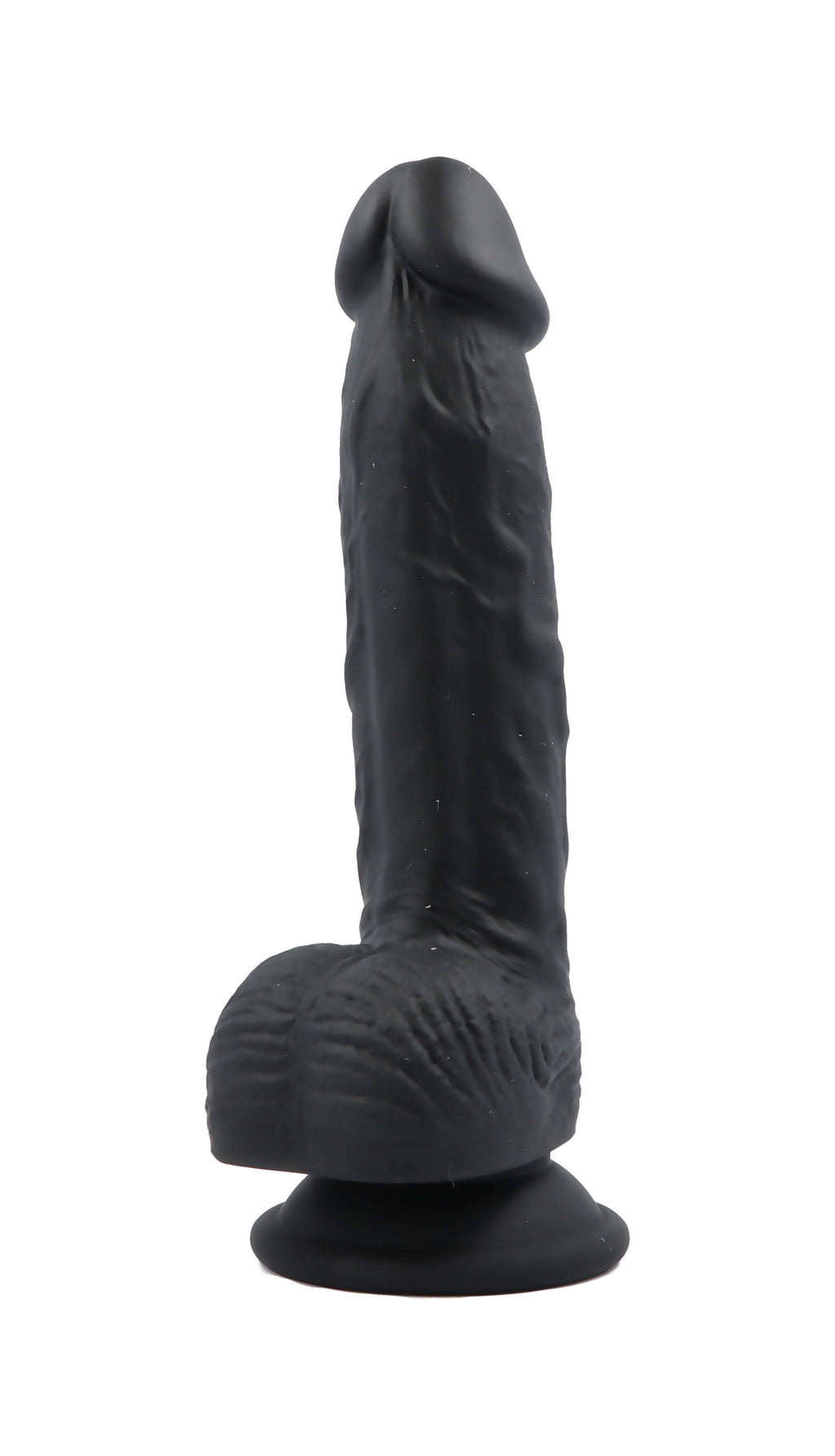 DOUBLE-LAYER REALISTIC WITH BALLS 20CM R28 BLACK