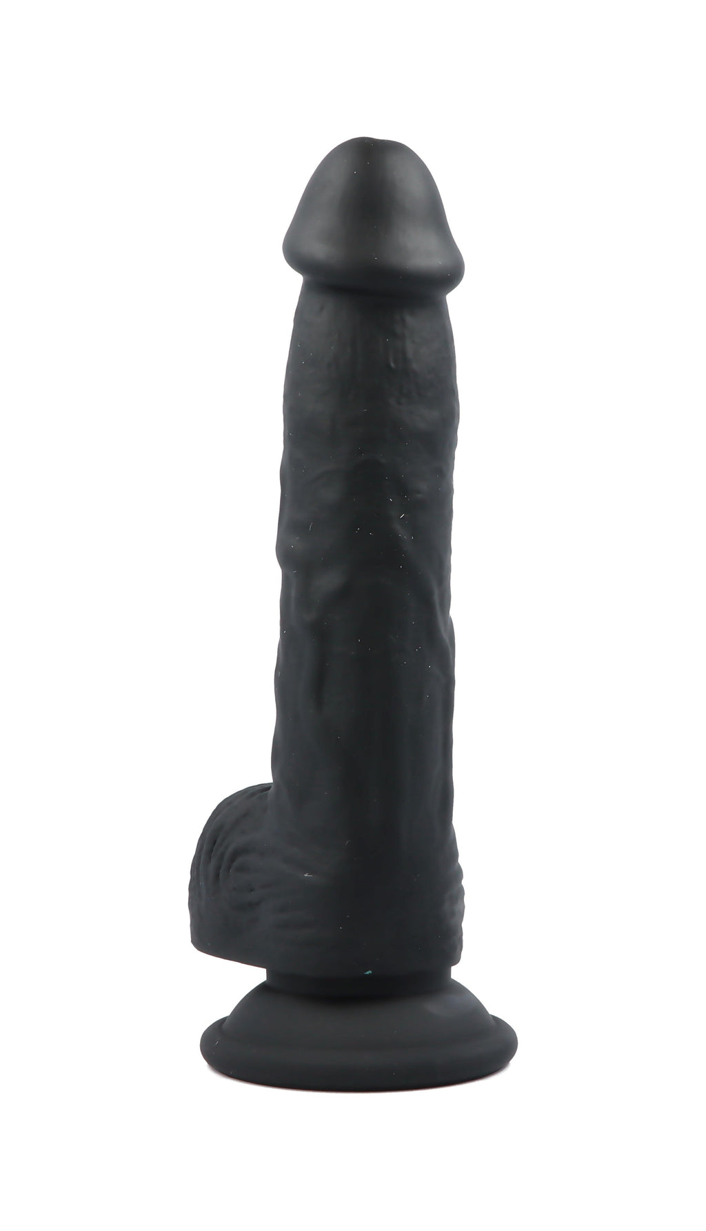 DOUBLE-LAYER REALISTIC WITH BALLS 20CM R28 BLACK