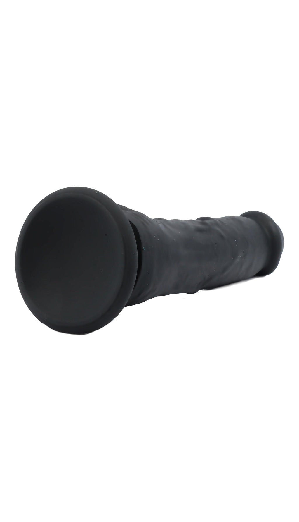 DOUBLE-LAYER REALISTIC WITH BALLS 20CM R28 BLACK