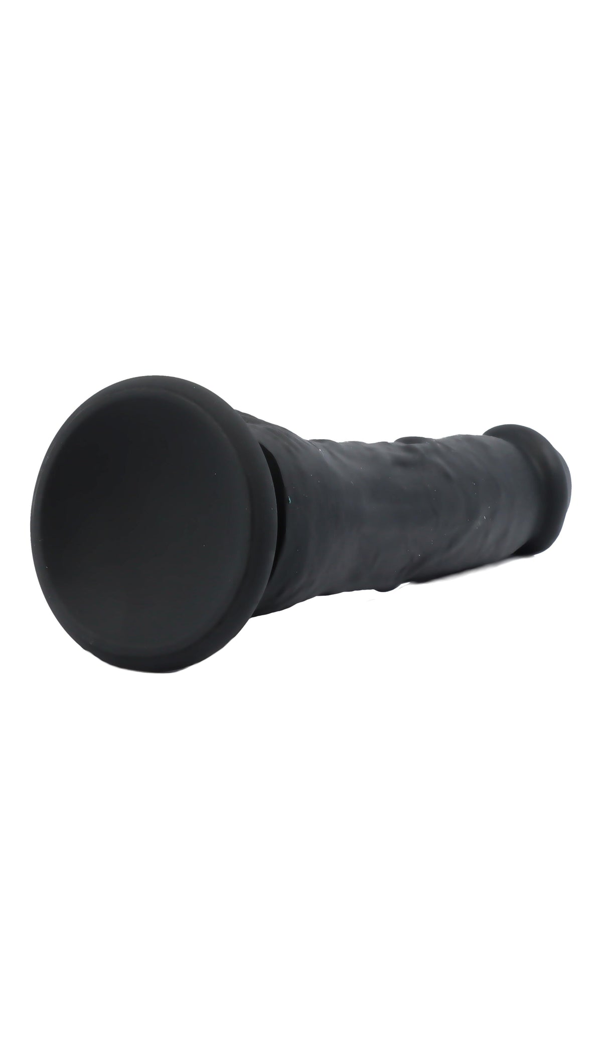 DOUBLE-LAYER REALISTIC WITH BALLS 20CM R28 BLACK