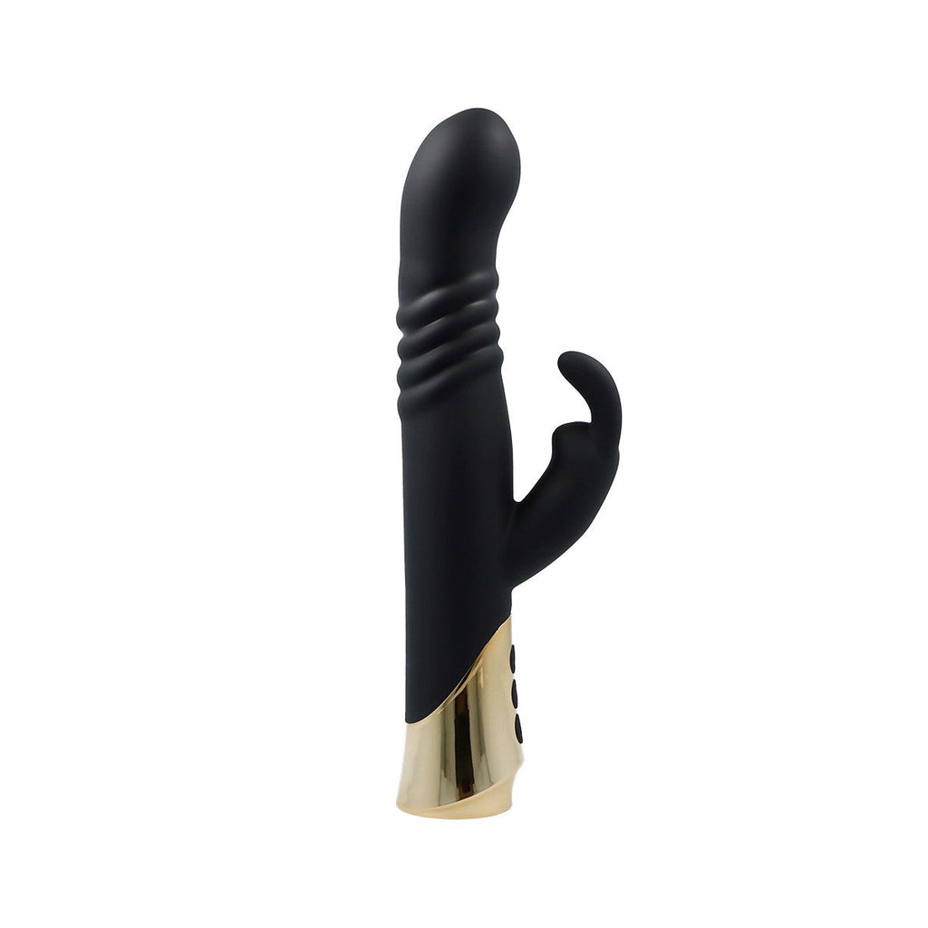 LIONHEAD RECHARGEABLE RABBIT VIBRATOR WITH THRUSTING AND ROTATING MOTION
