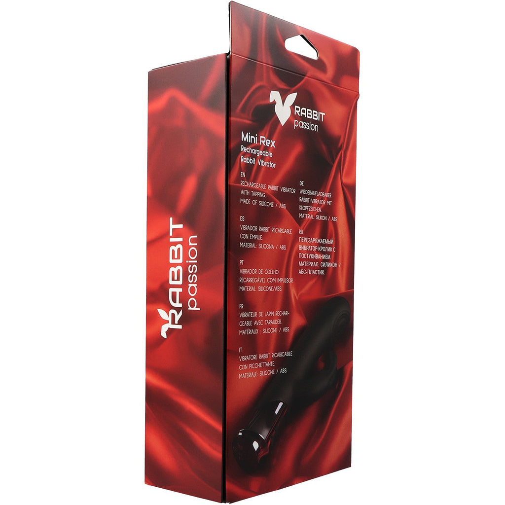 RECHARGEABLE RABBIT VIBRATOR MINI REX WITH CAP
