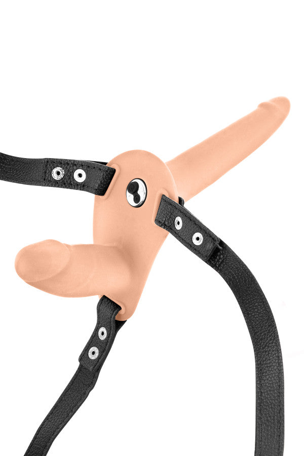 Fetish Tentation - Strap-On Harness Vibrante - Color Carne