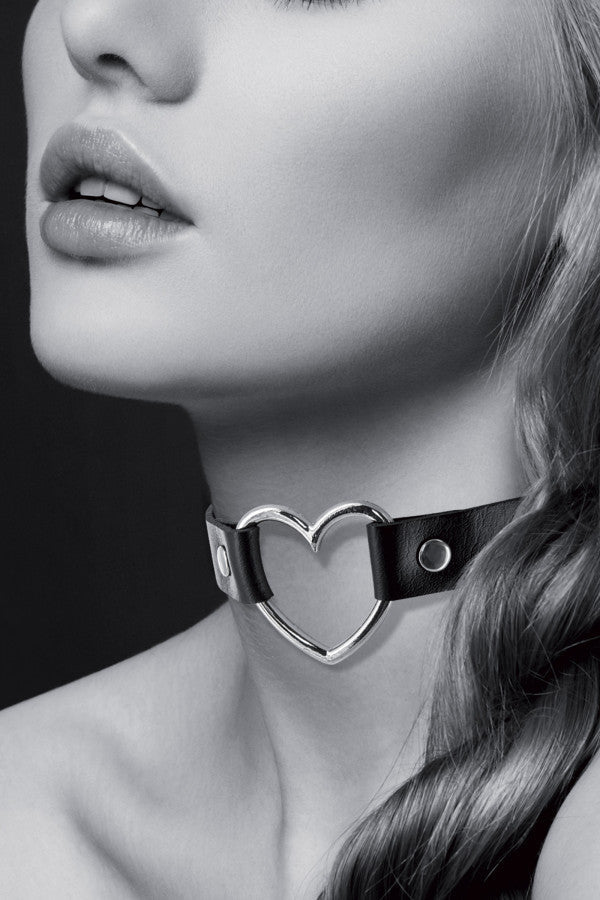 Bijoux Pour Toi - Collare con Cuore - Nero