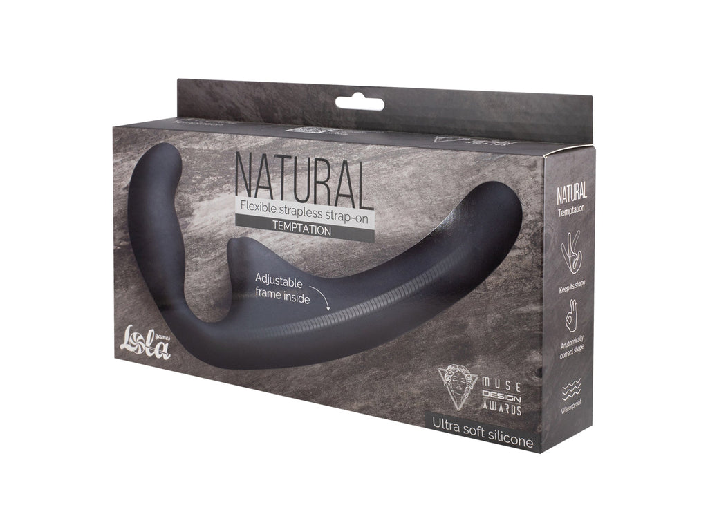 Lola Games - Flexible Strap-On Strapless Temptation - Black