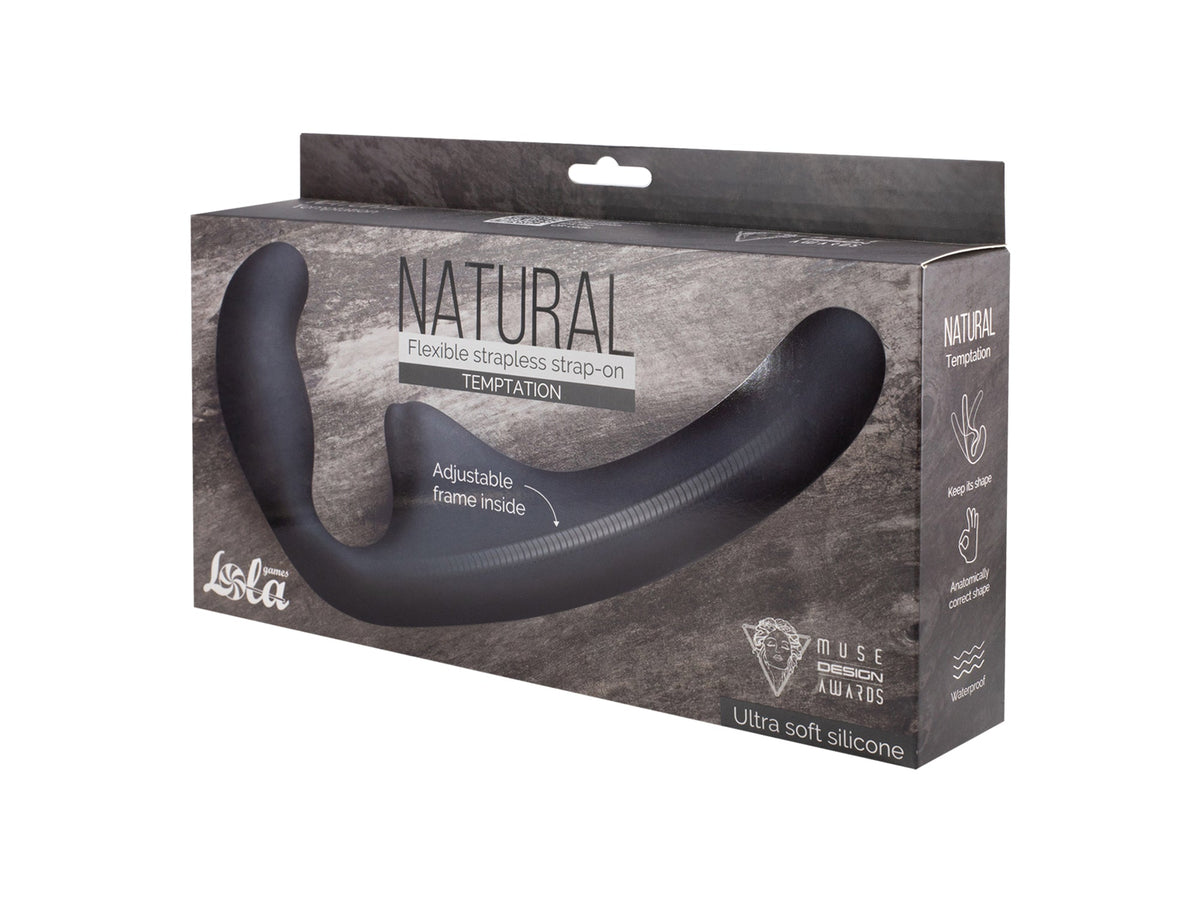 Lola Games - Flexible Strap-On Strapless Temptation - Black