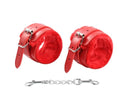 VSC Novelty - Manette Regolabili in Eco Pelle - Rosse