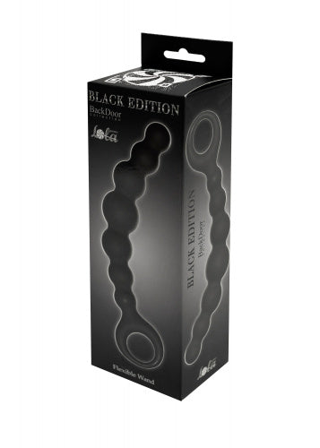 Lola Games - Flexible Anal Beads Wand - Black