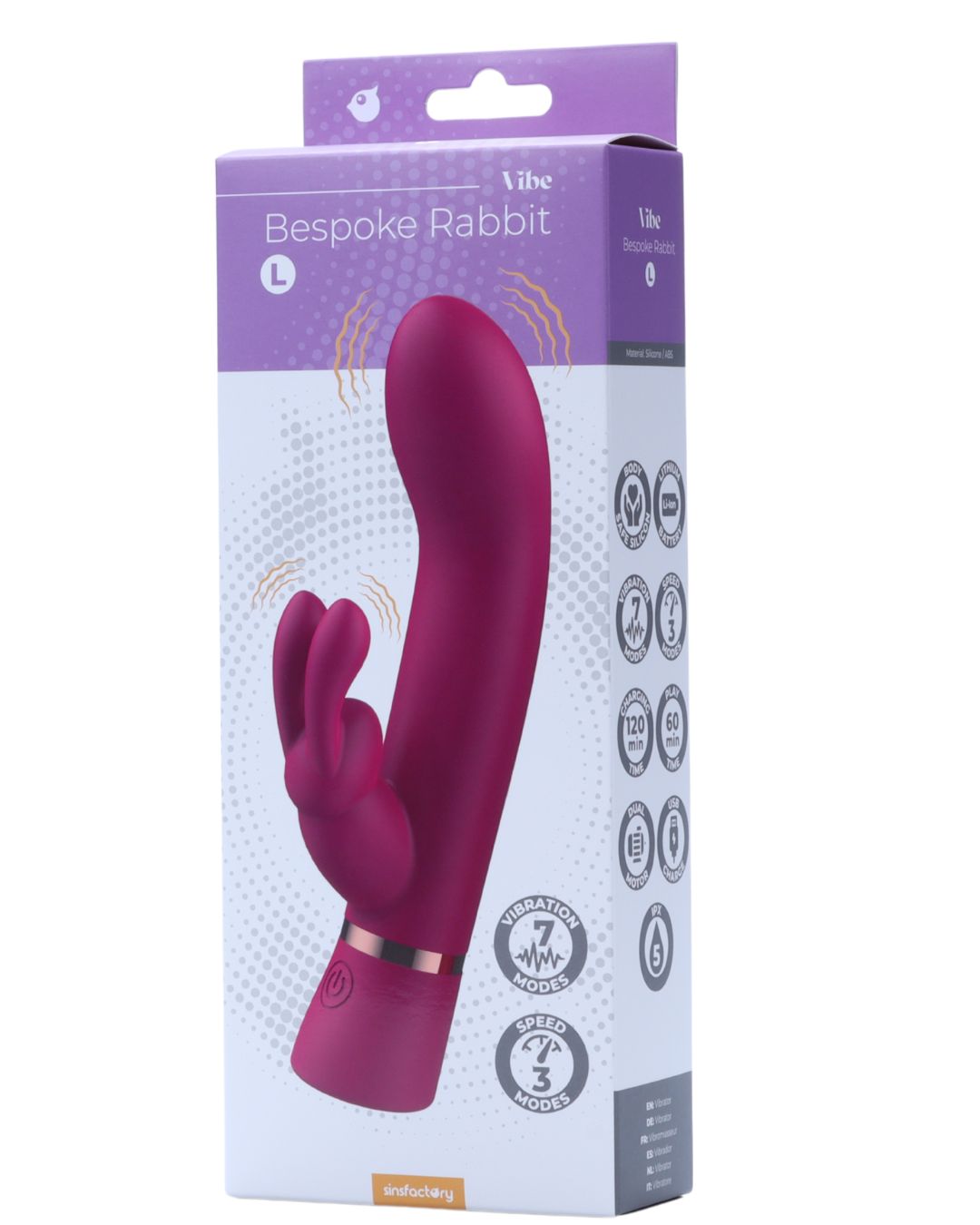 SinsFactory - Bespoke Rabbit - L - Fuchsia