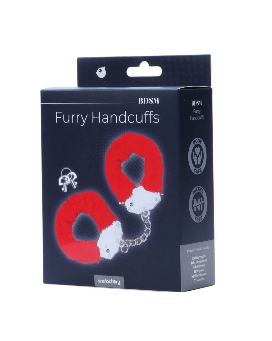 SinsFactory - Furry Fun Cuffs - Rosso