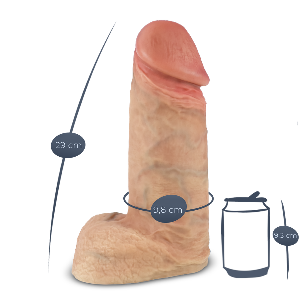 Silexd - Dildo Premium Real Skin Model 1 - 11"