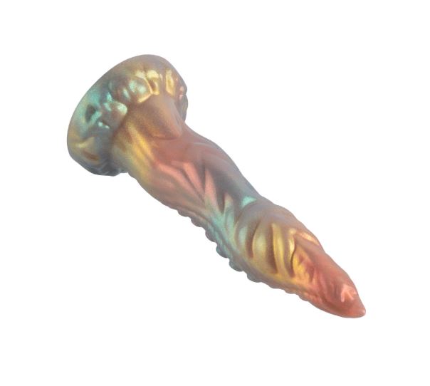 VSC Novelty - Multicolored Silicone Dildo with Tentacle Glitter - Ligula