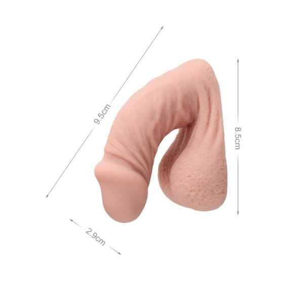 VSC Novelty - Easy Squeezy Packer Dildo in Silicone Morbido - 4,20"