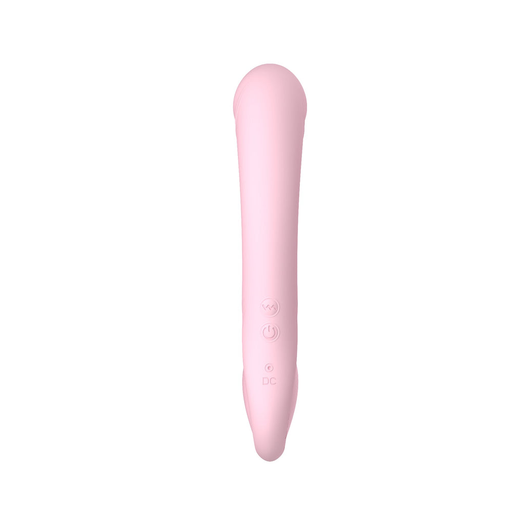 Winyi - Strapless Double Vibrator with Remote Control - Black