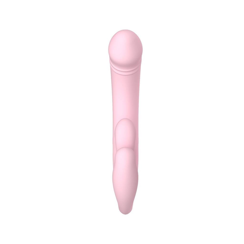 Winyi - Strapless Double Vibrator with Remote Control - Black