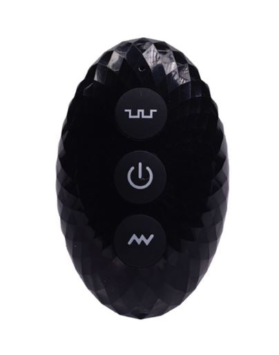 Fantasy Toys - Rotating Anal Vibrator with Remote Control and Lights - Achelous