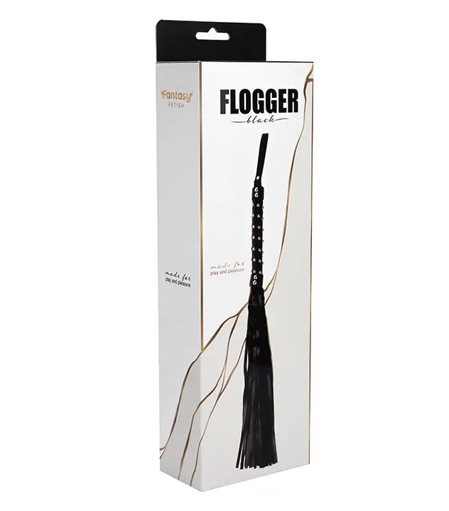 Fantasy Fetish - Studded Whip - 65 cm