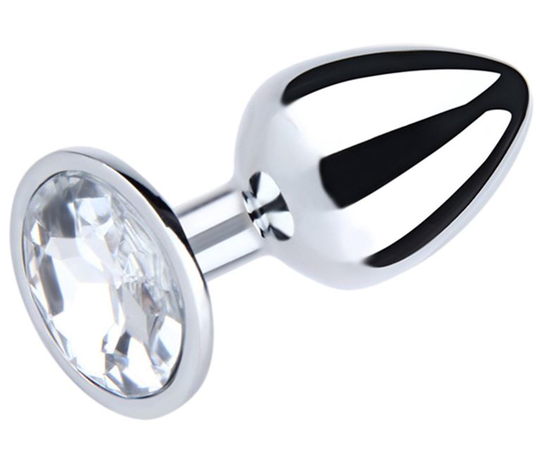 Fantasy Toys - Metal Plug with Silver Jewel - M