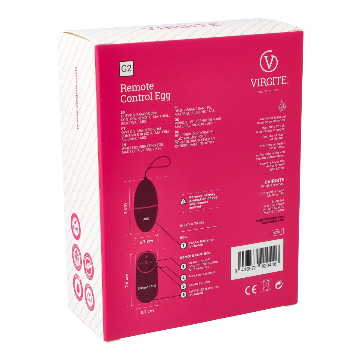 UOVO VIBRANTE G2 BLU