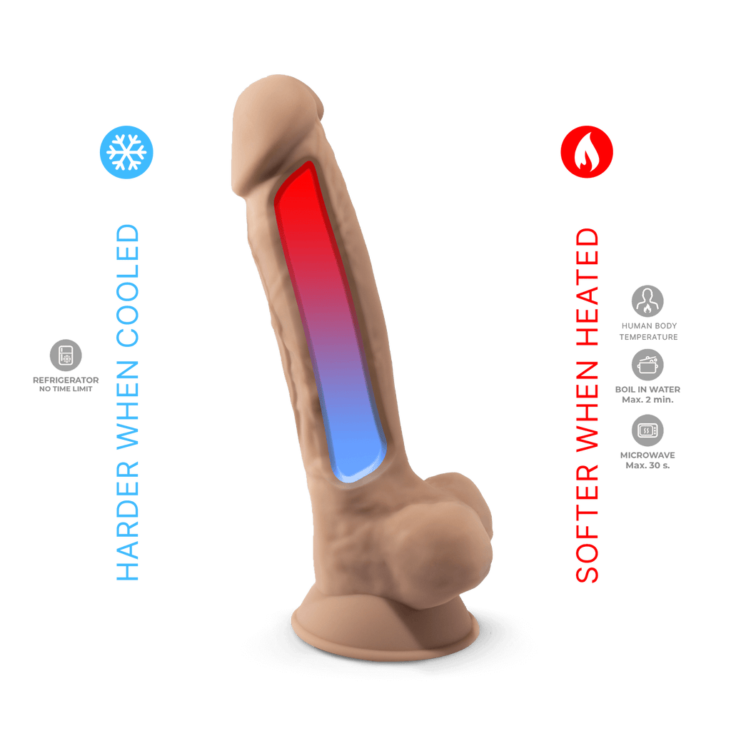 Silexd - Dildo Premium Silicone Mod.1 7'' - Color Carne