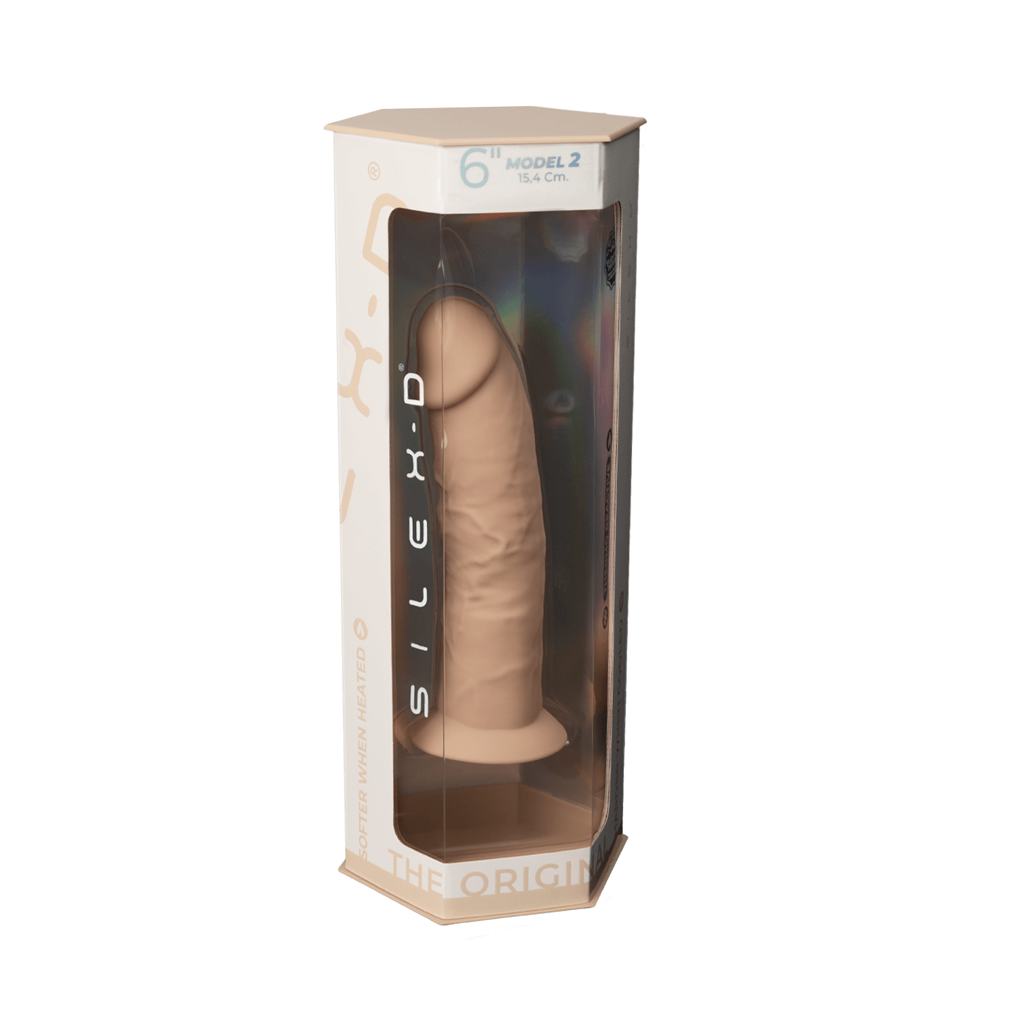 Silexd - Dildo Premium Silicone Mod.2 6'' - Color Carne
