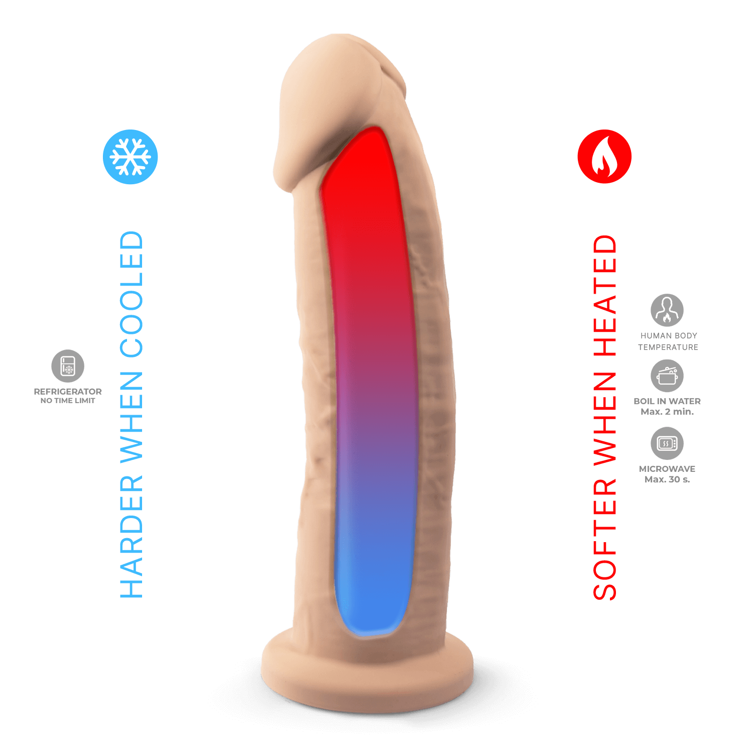 Silexd - Dildo Premium Silicone Mod.2 9'' - Color Carne