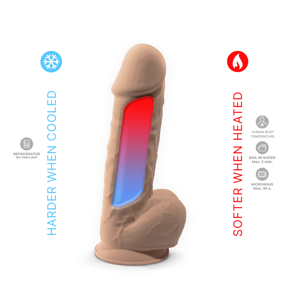 Silexd - Dildo Premium Silicone Mod.1 8,5'' - Color Carne
