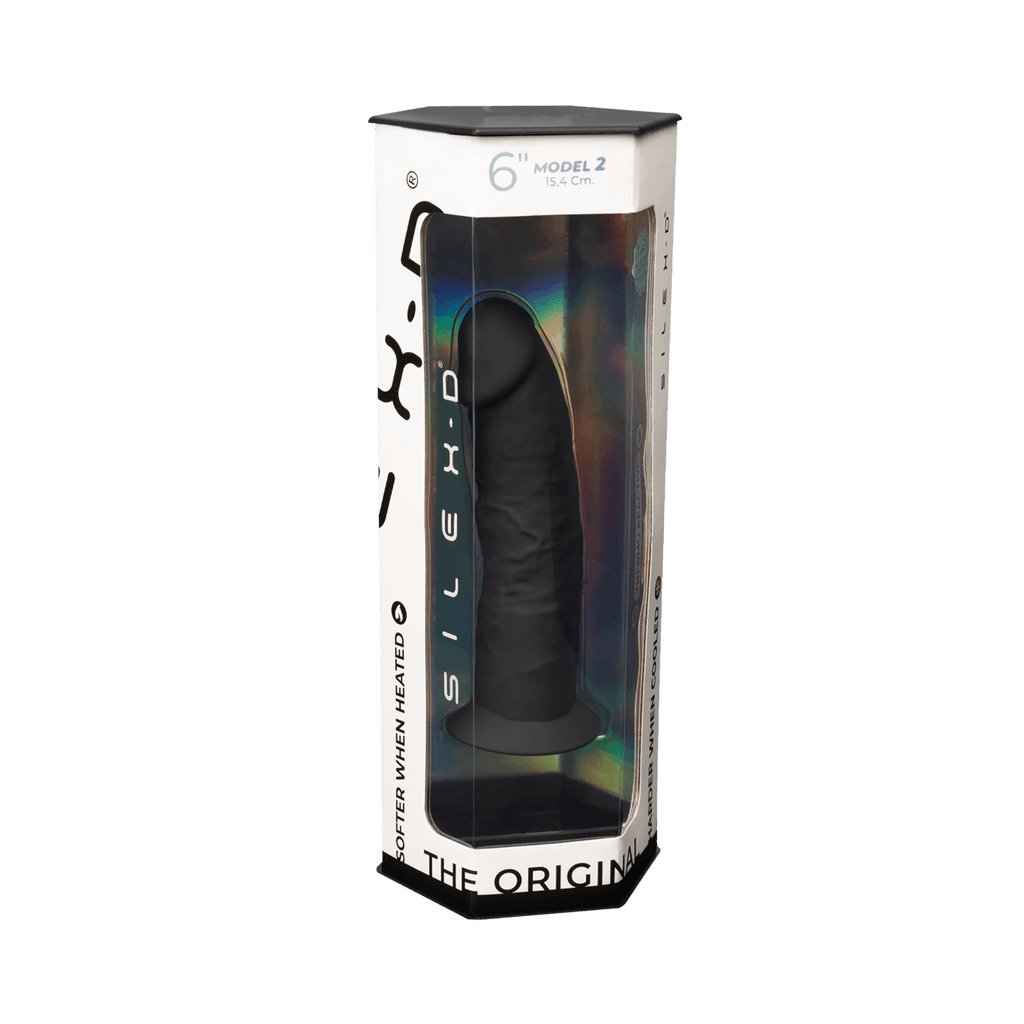 Silexd - Dildo Premium Silicone Mod.2 6'' - Nero