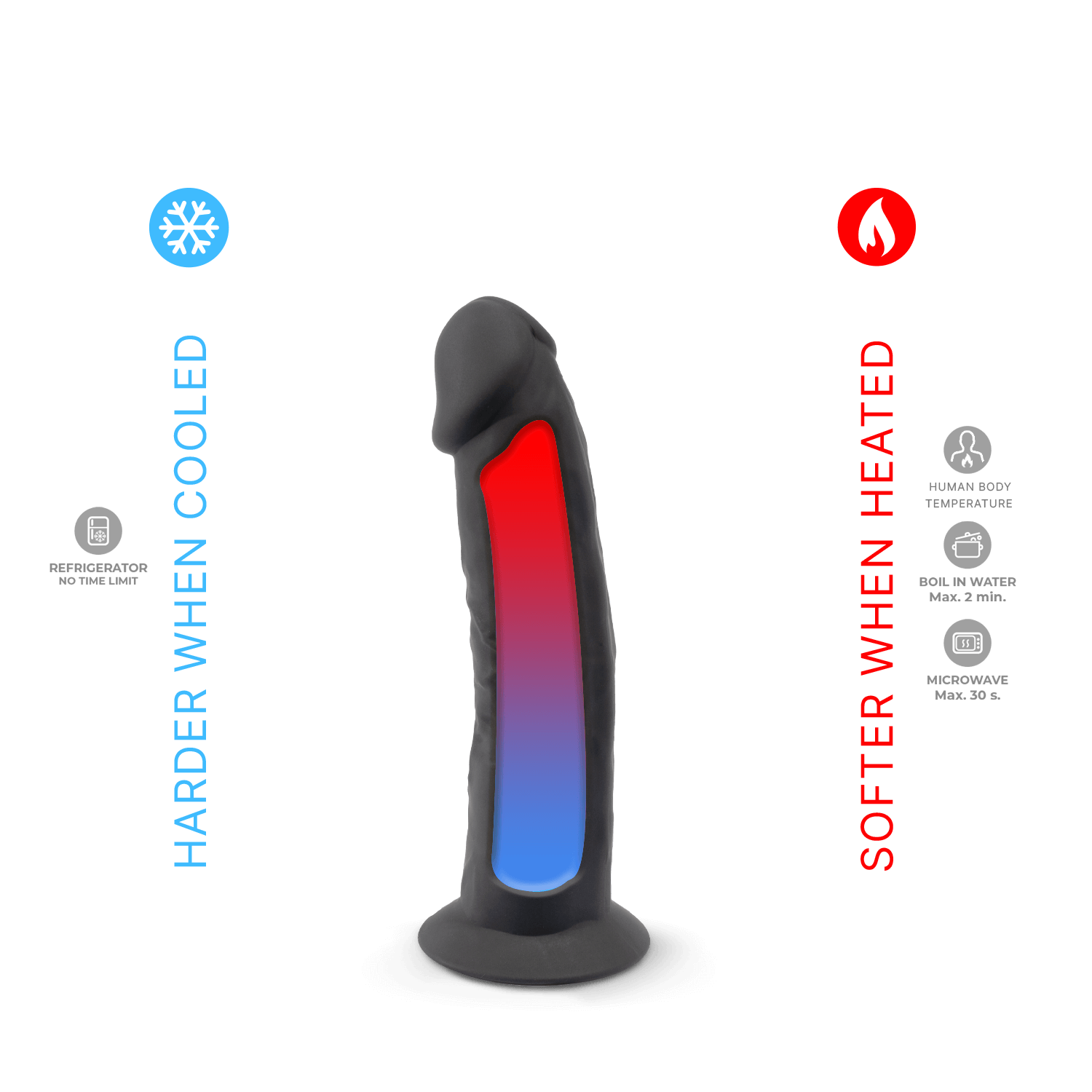Silexd - Dildo Premium Silicone Mod.2 6'' - Nero