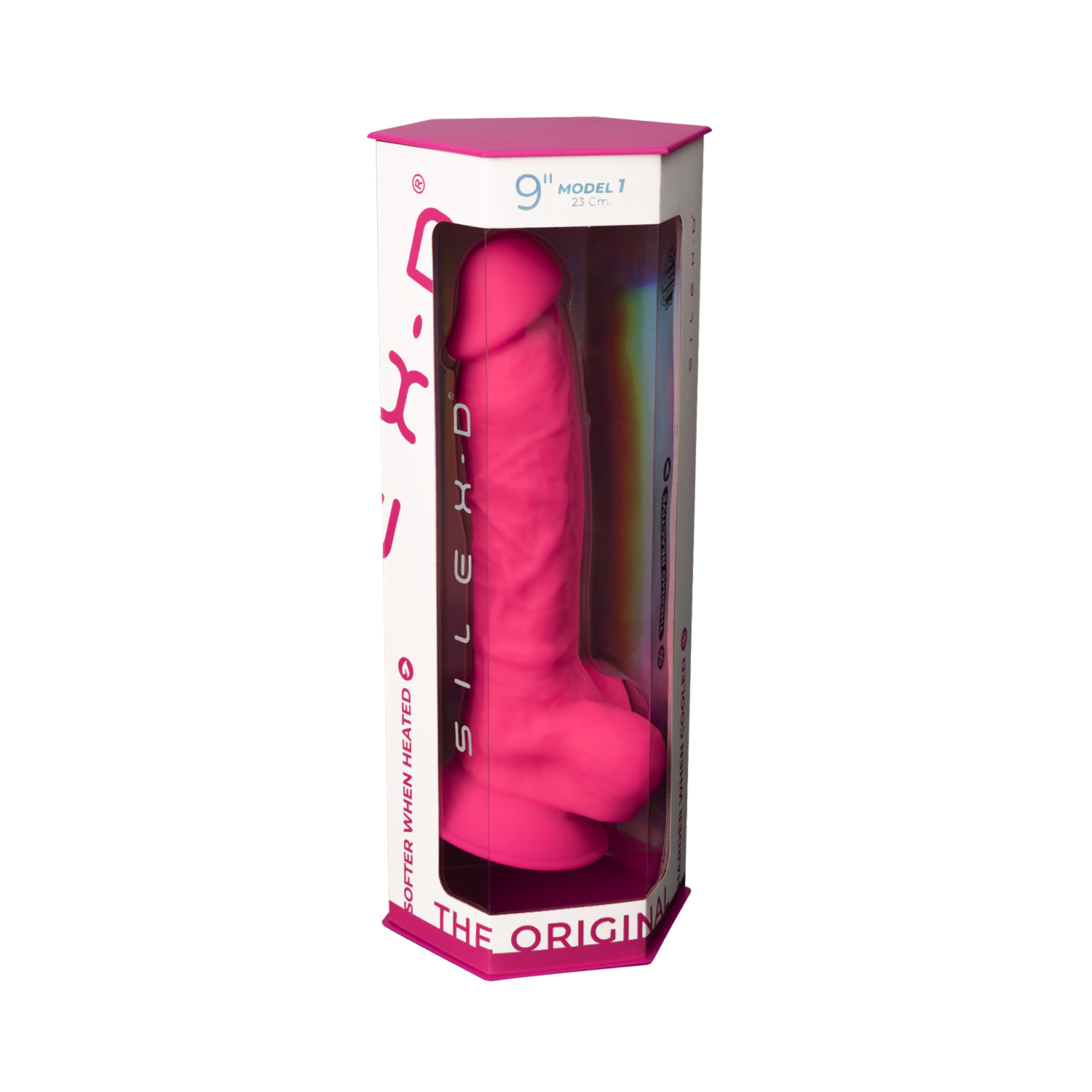Silexd - Dildo Premium Silicone Mod.1 9'' - Rosa