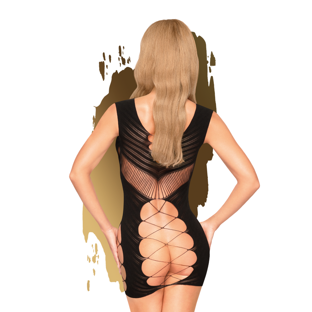 Penthouse - Flame on the rock black S-L - 1 piece