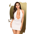 Penthouse - Heart Robe White M-L - 2 pieces