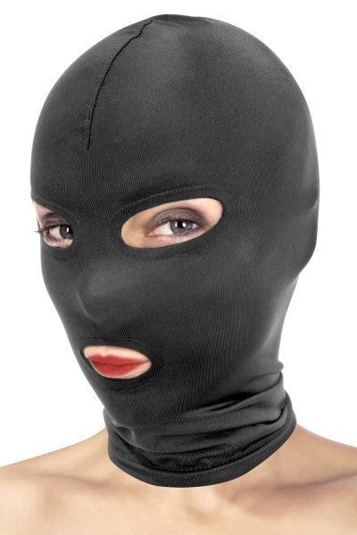 Fetish Tentation - Cappuccio con Apertura per Bocca e Occhi - Nero