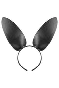 Fetish Tentation - Orecchie da Coniglio in Ecopelle - Nero