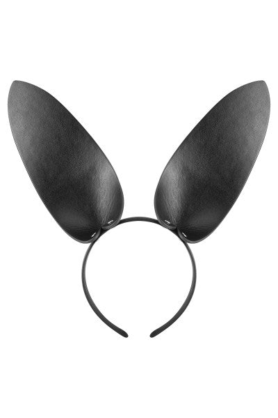 Fetish Tentation - Orecchie da Coniglio in Ecopelle - Nero